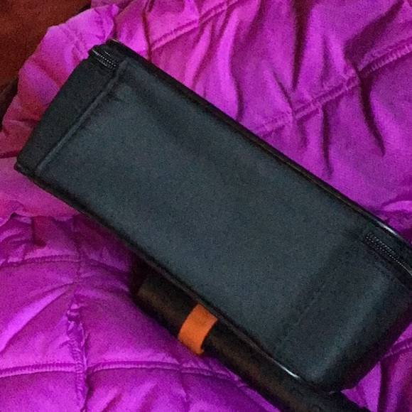 NEW DIOR BLACK BEAUTY CASE w/ SILVER “DIOR BEAUTY” ZIPPER PULLS (2) - Picture 6 of 15